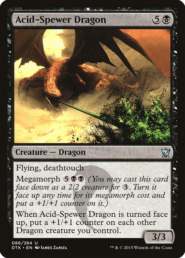 Acid-Spewer Dragon - Magic: The Gathering