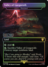Valley of Gorgoroth - Wasteland (Serial Numbered) - Magic: The Gathering