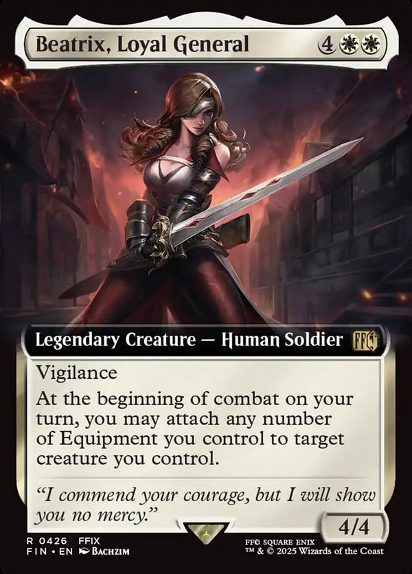 Beatrix, Loyal General (Extended Art) - Magic: The Gathering
