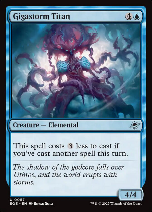 Gigastorm Titan - Magic: The Gathering