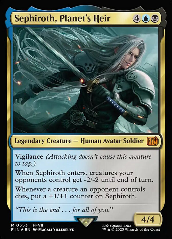 Sephiroth, Planet's Heir - Magic: The Gathering
