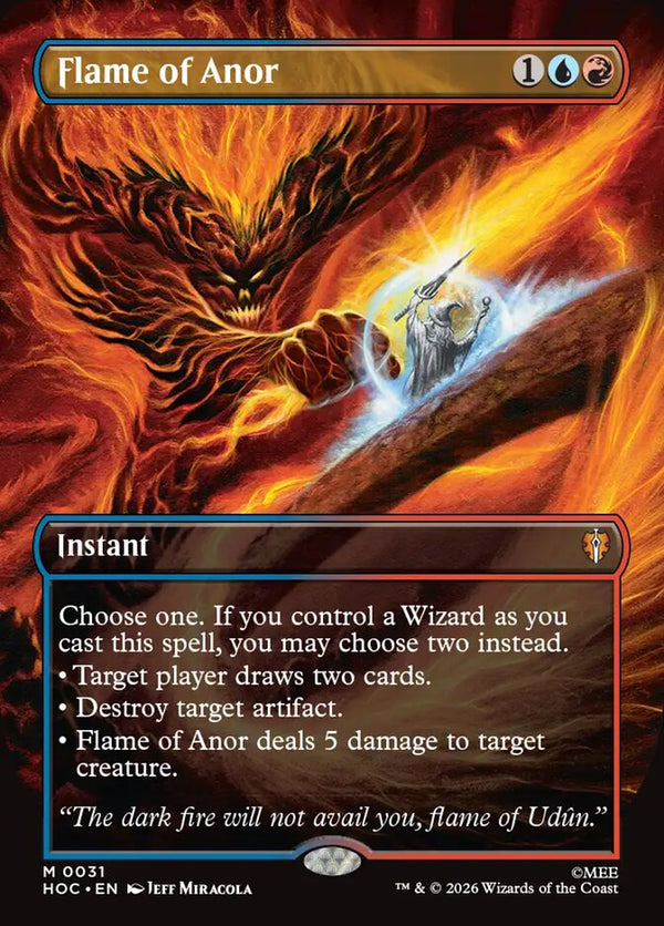 Flame of Anor (Borderless) - Magic: The Gathering