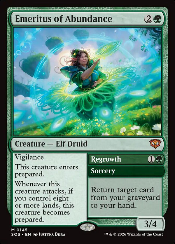Emeritus of Abundance - Magic: The Gathering