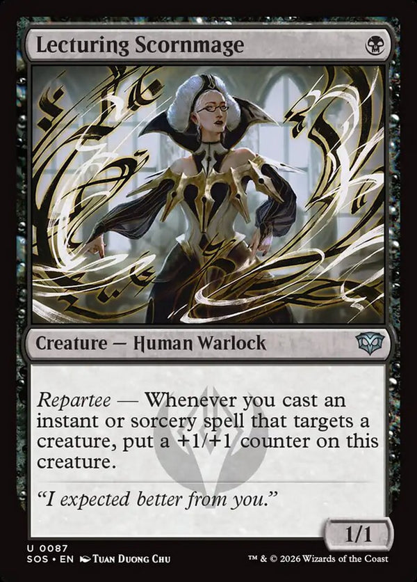 Lecturing Scornmage - Magic: The Gathering