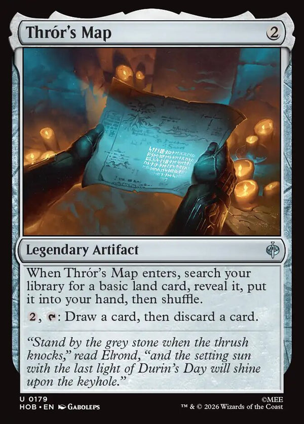 Thror's Map - Magic: The Gathering