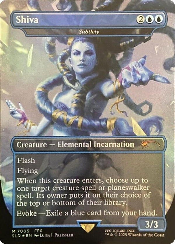 Shiva - Subtlety (Rainbow Foil) - Magic: The Gathering
