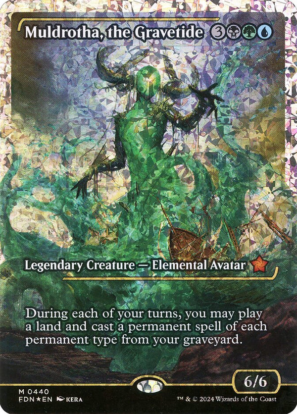 Muldrotha, the Gravetide (Showcase) (Fracture Foil) - Magic: The Gathering