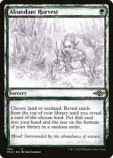 Abundant Harvest (Showcase) - Magic: The Gathering
