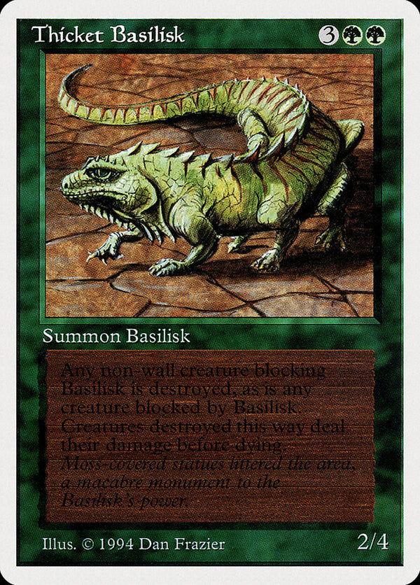 Thicket Basilisk - Magic: The Gathering