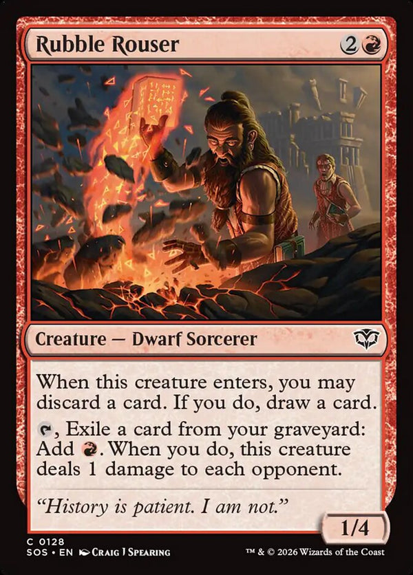 Rubble Rouser - Magic: The Gathering