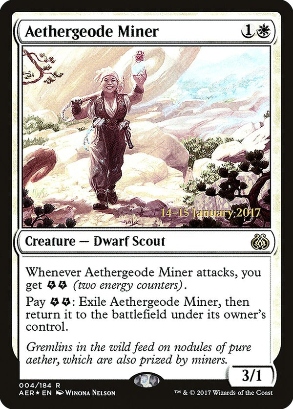 Aethergeode Miner - Magic: The Gathering