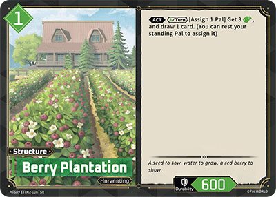 Berry Plantation (TSR) (ETD02-008TSR) - Palworld