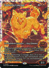 Enduring Courage (Showcase) (Fracture Foil) - Magic: The Gathering
