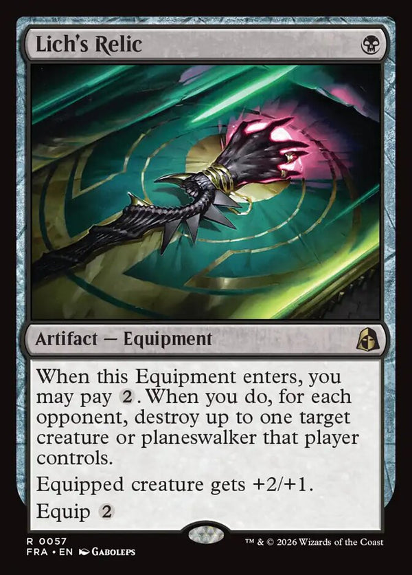 Lich's Relic (FRA 57) - Magic: The Gathering