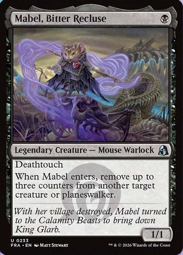 Mabel, Bitter Recluse (FRA 233) - Magic: The Gathering