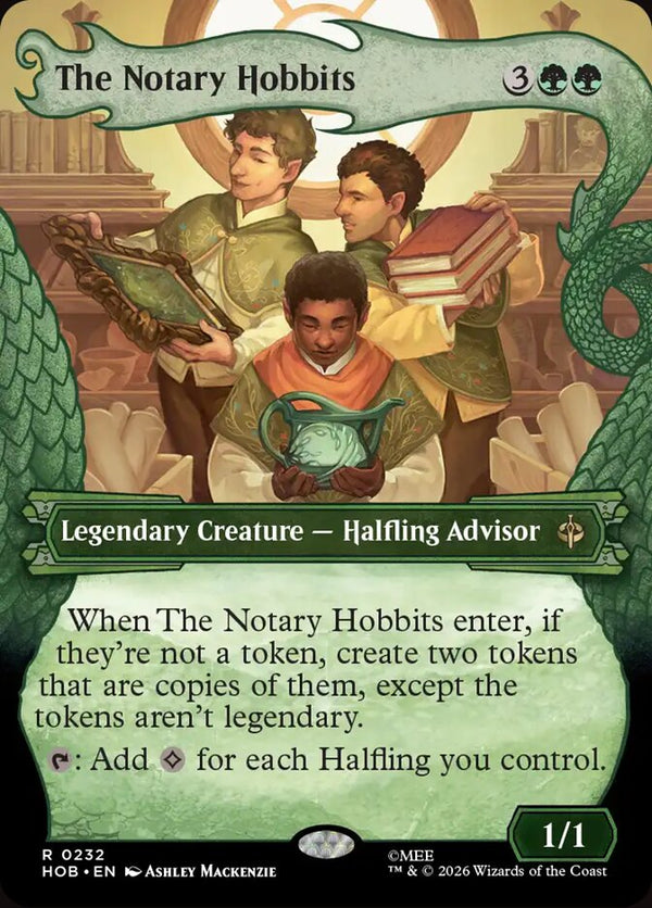 The Notary Hobbits (Showcase) (HOB 232) - Magic: The Gathering