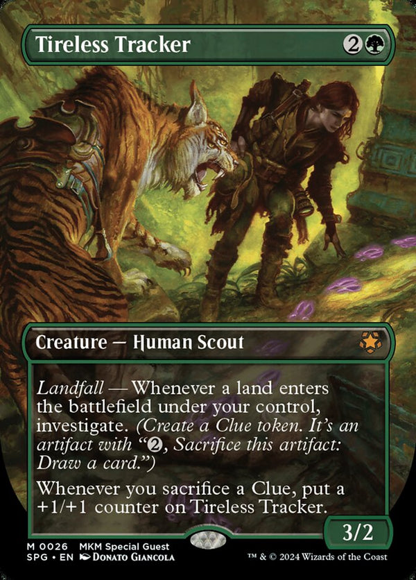 Tireless Tracker (Borderless) - Magic: The Gathering