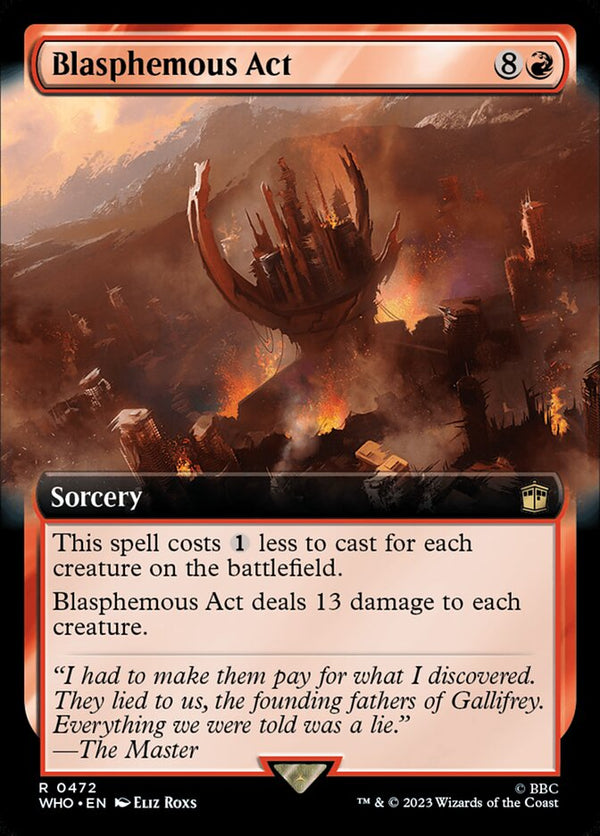 Blasphemous Act (Extended Art) - Magic: The Gathering