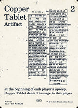 Copper Tablet (0101) - Magic: The Gathering