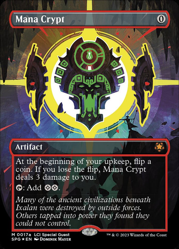 Mana Crypt (0017a) (Borderless) - Magic: The Gathering