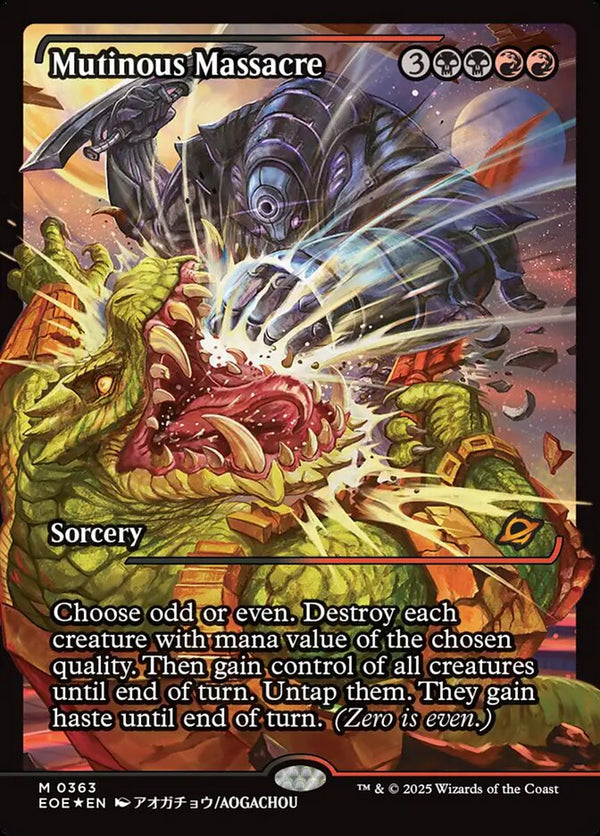 Mutinous Massacre (Showcase) - Magic: The Gathering