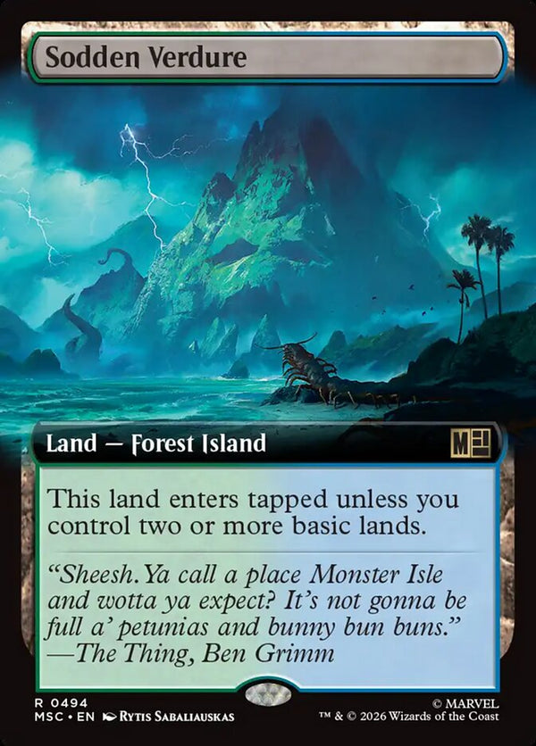 Sodden Verdure (Extended Art) - Magic: The Gathering