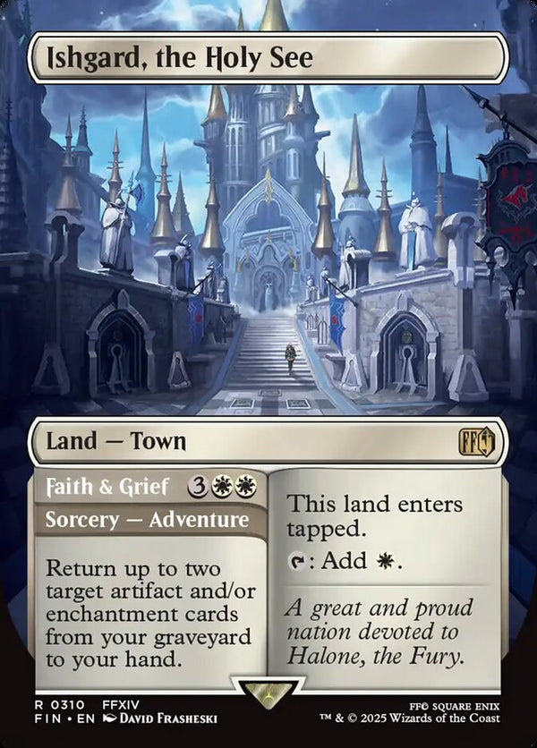 Ishgard, the Holy See (Borderless) - Magic: The Gathering