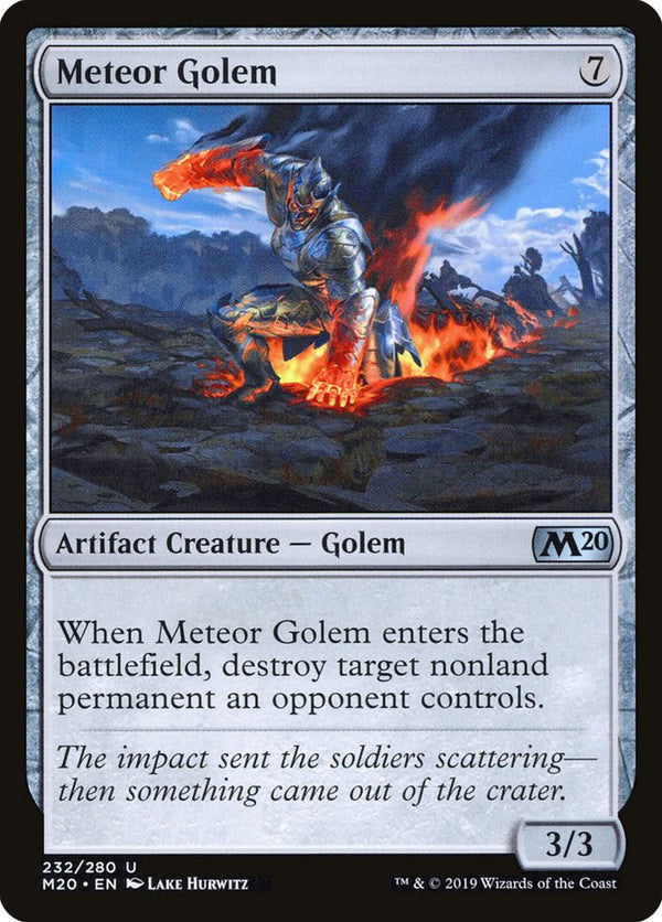 Meteor Golem - Magic: The Gathering