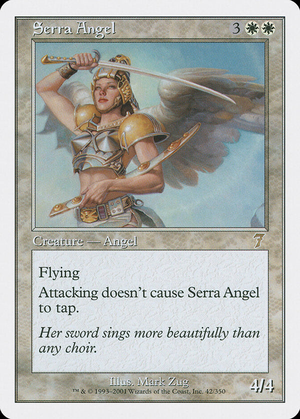 Serra Angel (7ED 42) - Magic: The Gathering