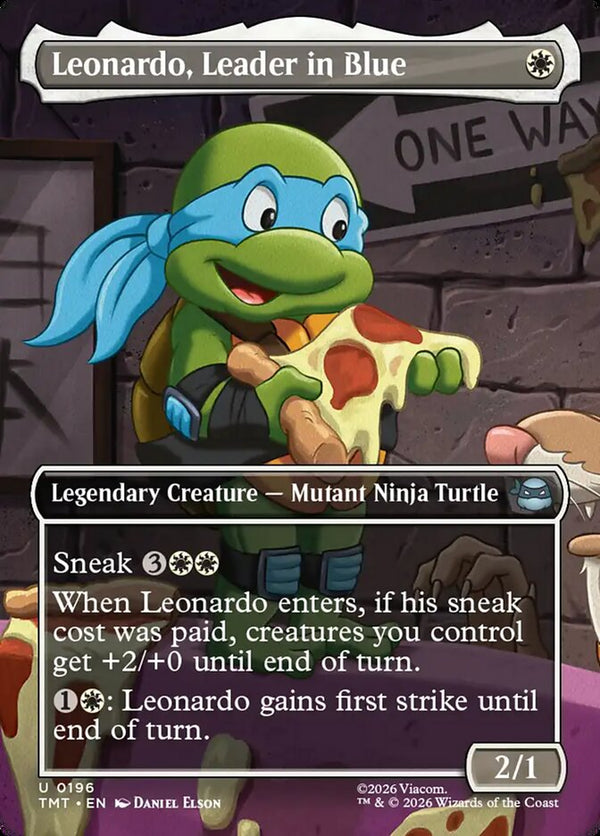 Leonardo, Leader in Blue (Borderless) - Magic: The Gathering