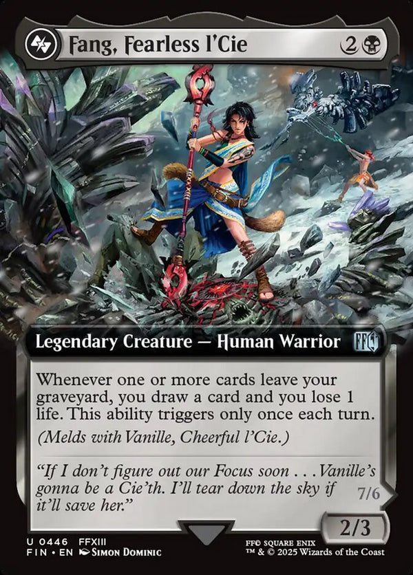 Fang, Fearless l'Cie (Extended Art) - Magic: The Gathering