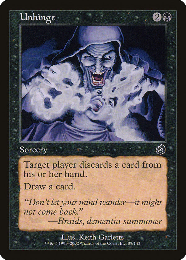 Unhinge - Magic: The Gathering