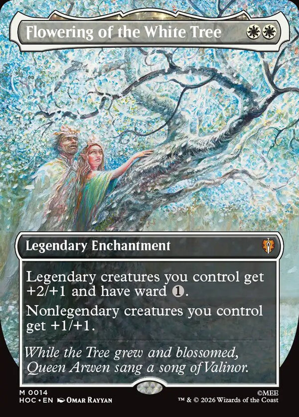 Flowering of the White Tree (Borderless) - Magic: The Gathering