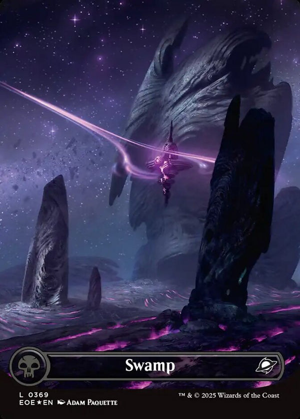 Swamp (0369) (Borderless) (Galaxy Foil) - Magic: The Gathering