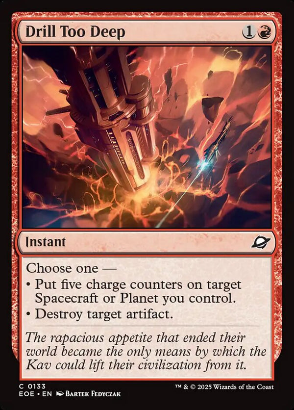 Drill Too Deep - Magic: The Gathering