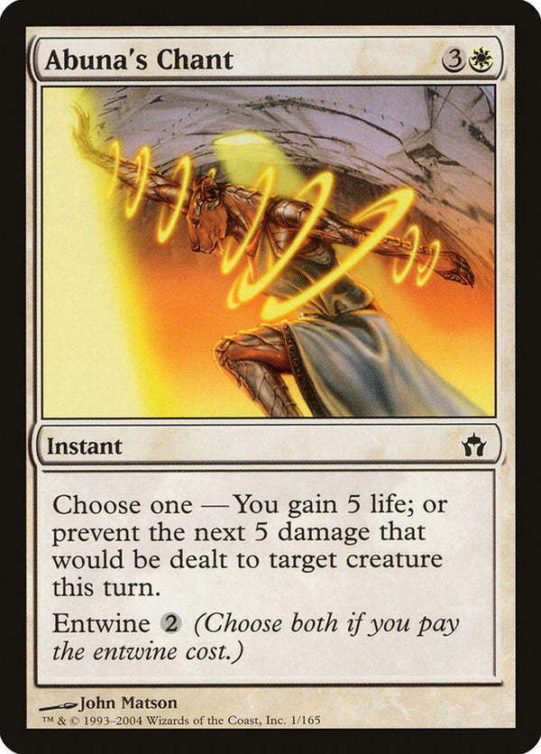 Abuna's Chant - Magic: The Gathering
