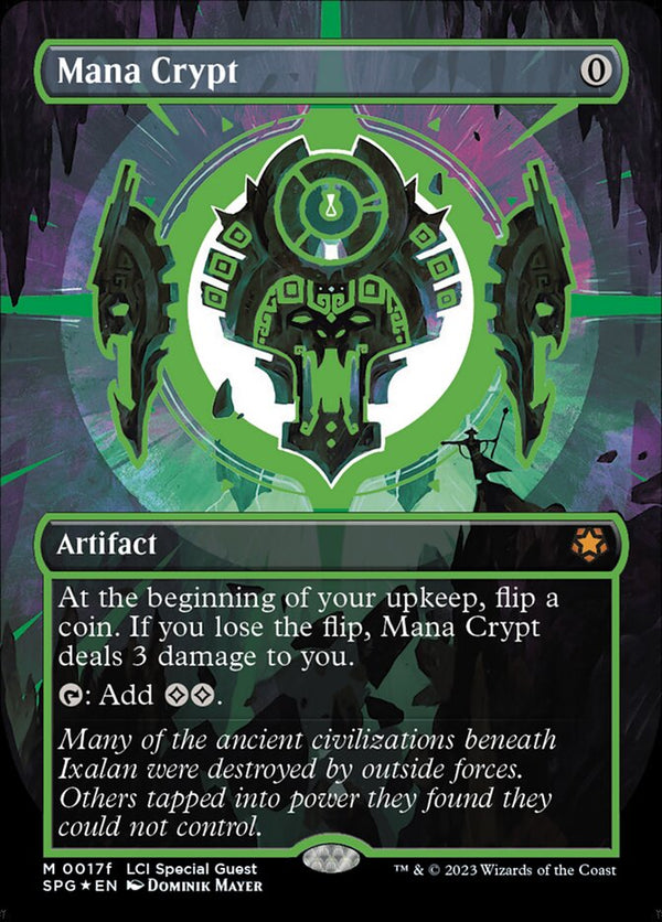 Mana Crypt (0017f) (Borderless) - Magic: The Gathering