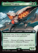 Diamond Weapon (Extended Art) - Magic: The Gathering