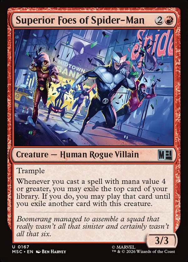 Superior Foes of Spider-Man (Surge Foil) - Magic: The Gathering
