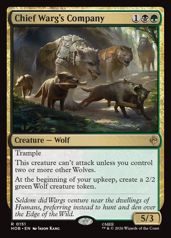 Chief Warg's Company - Magic: The Gathering
