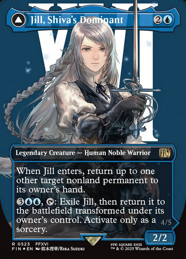 Jill, Shiva's Dominant (Borderless) (Surge Foil) - Magic: The Gathering
