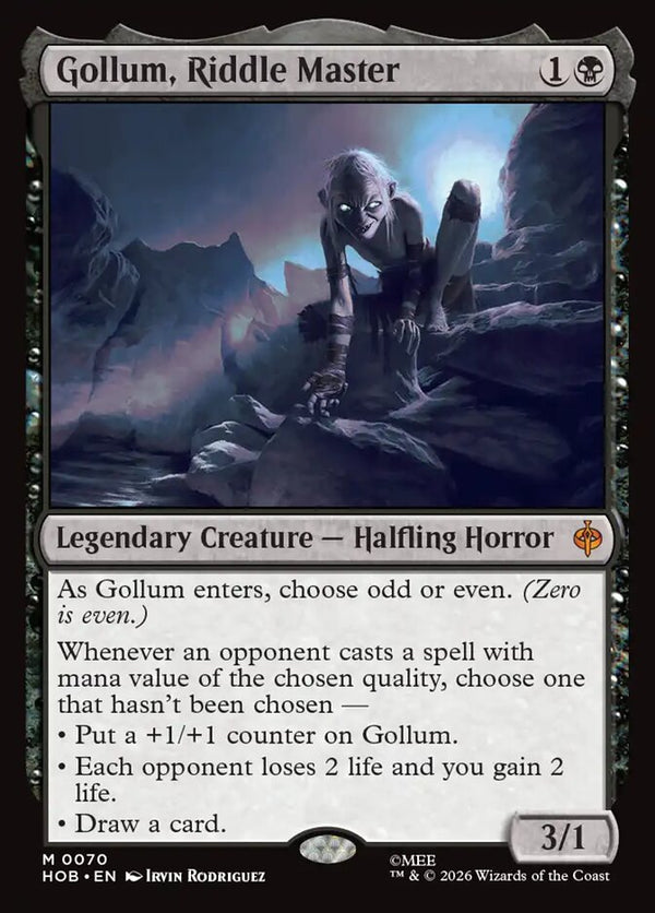 Gollum, Riddle Master - Magic: The Gathering