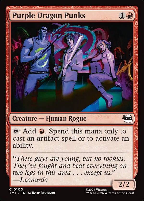 Purple Dragon Punks - Magic: The Gathering