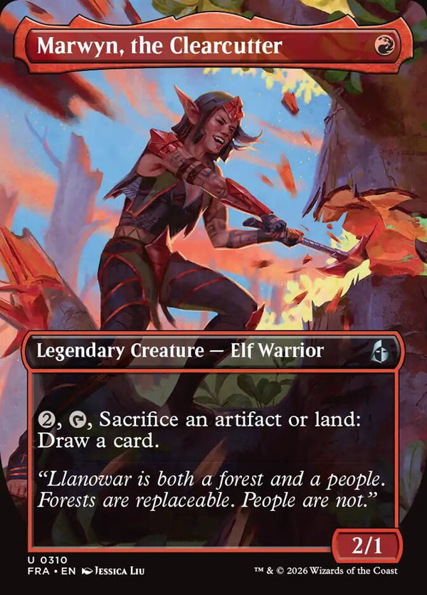 Marwyn, the Clearcutter (Borderless) (FRA 310) - Magic: The Gathering