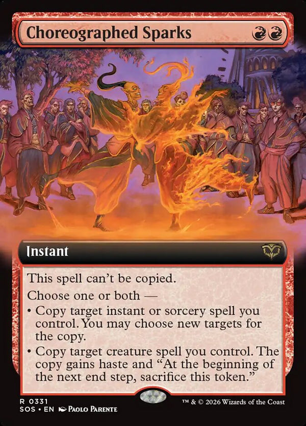 Choreographed Sparks (Extended Art) - Magic: The Gathering