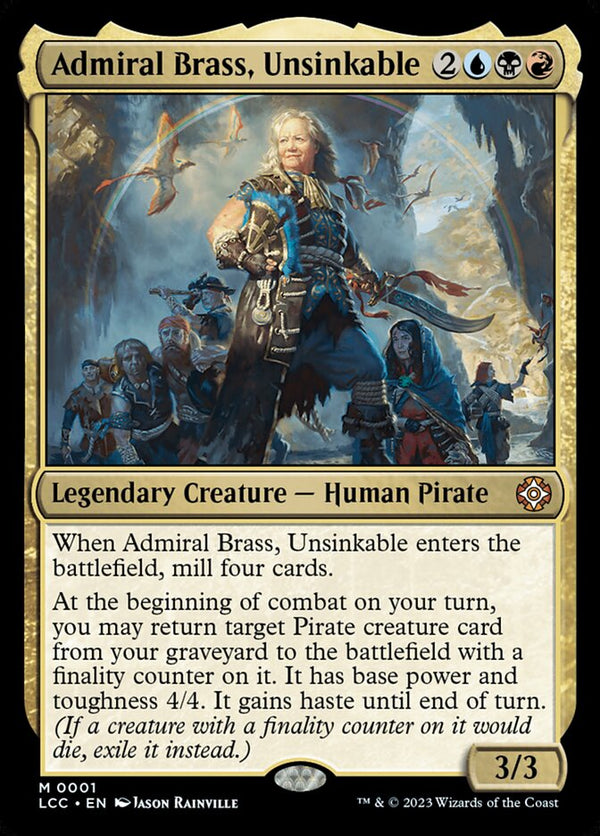 Admiral Brass, Unsinkable - Magic: The Gathering