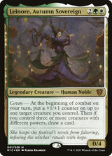 Leinore, Autumn Sovereign (Display Commander) - Thick Stock - Magic: The Gathering