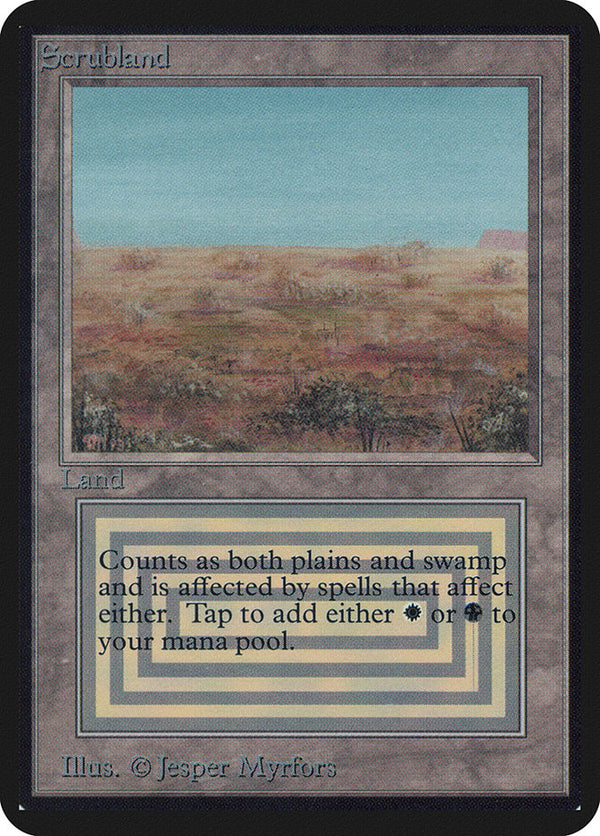 Scrubland - Magic: The Gathering