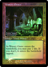 Watery Grave (Retro Frame) (Serial Numbered) - Magic: The Gathering