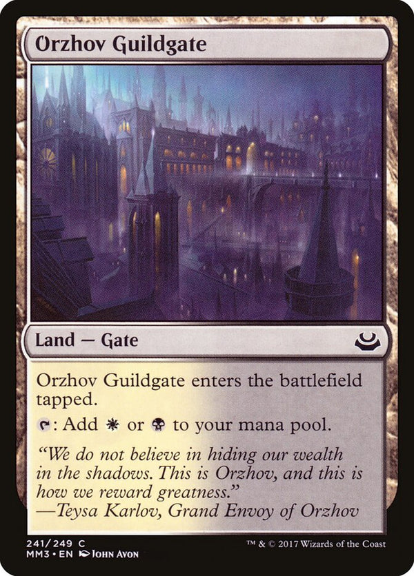 Orzhov Guildgate (MM3 241) - Magic: The Gathering